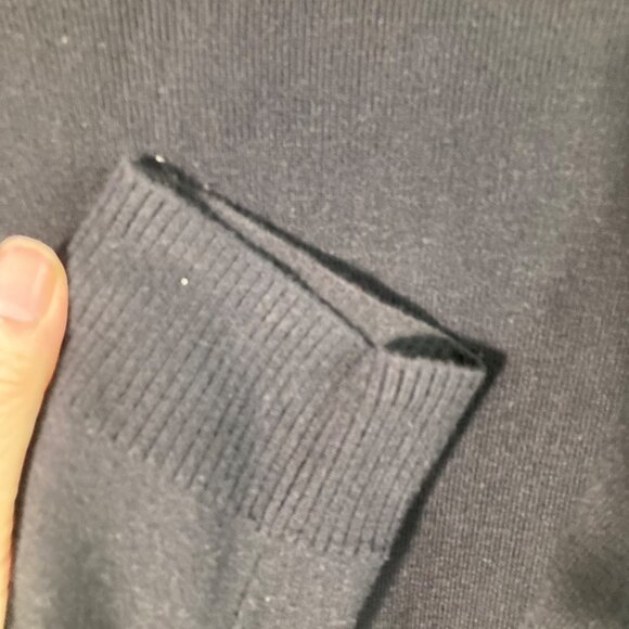 Womens Coldwater Creek‎ Silk Blend Beaded Clasp Cardigan Sweater Black 2X Cotton - Picture 6 of 9